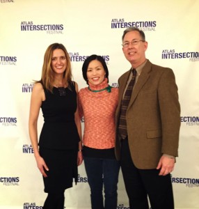 with Director of Development of Atlas Performing Arts Center, Claire Carlin