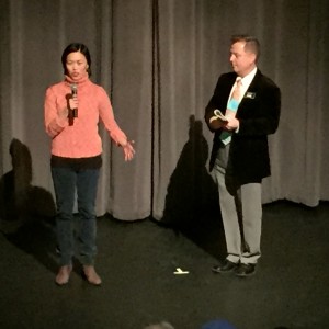 with Executive Director of the Atlas Performing Arts Center, Doug Yeuell